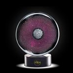 Nova Art Glass Award 6.5 Inches with Logo