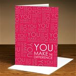 You Make The Difference Red
