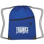 Thanks for All You Do Cinch Close Backpack