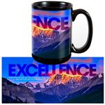Excellence Mountain 15oz Ceramic Mug None