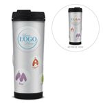 Glitter Travel Tumbler Teamwork People with Logo