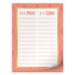 Pros and Cons 6x9 Productivity Pad