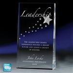 Leadership Glass Wedge Award Quick Ship