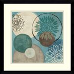 Veronique Charron 'Flora Mood I' Framed Art Print 17 x 17-inch